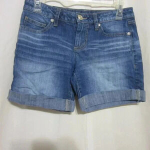 LAUREN CONRAD JEAN SHORTS, SZ 2 , CUFFED